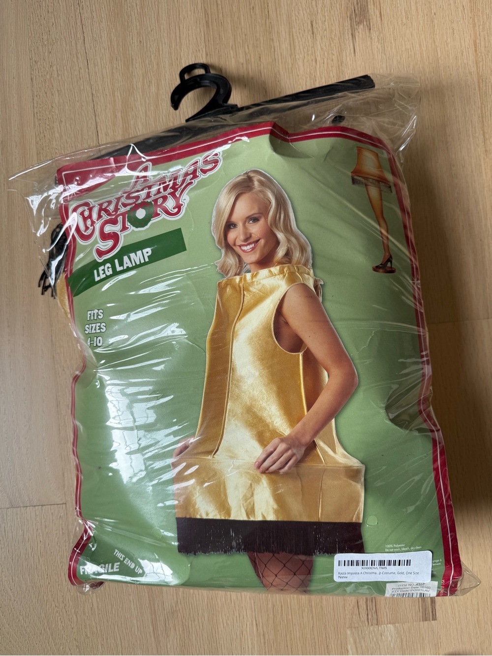 Christmas Story leg lamp costume